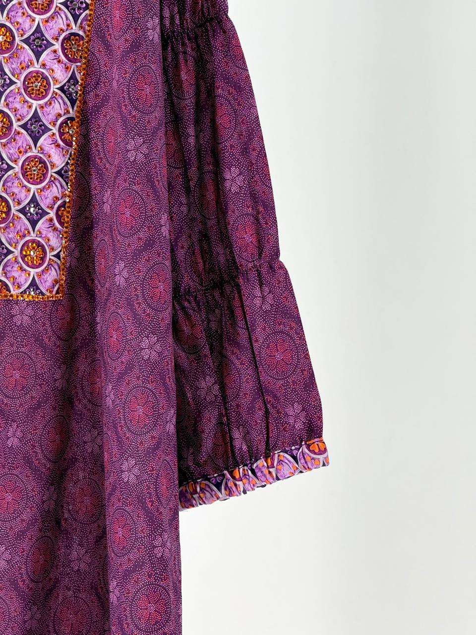 purple jalabiya