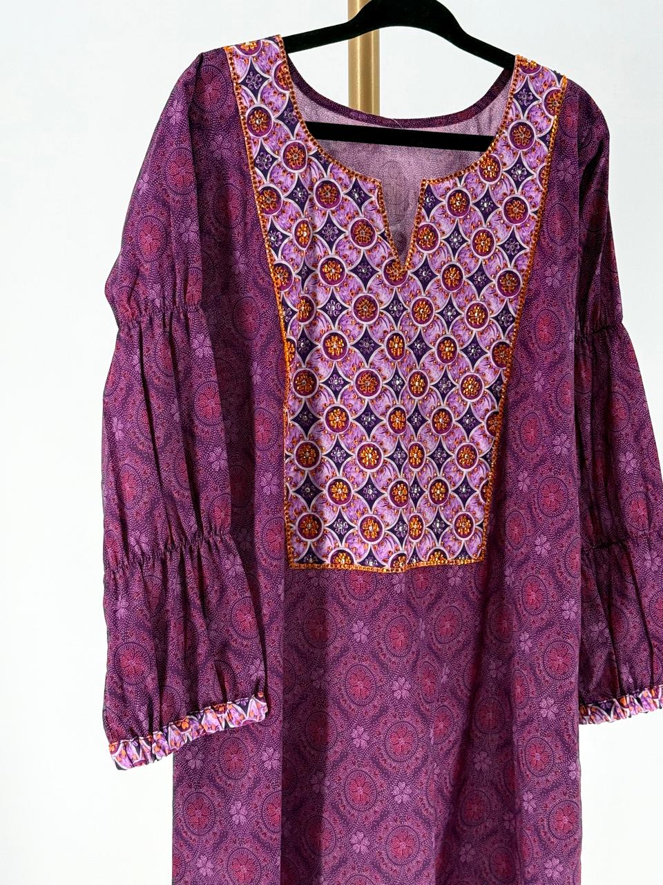 purple jalabiya