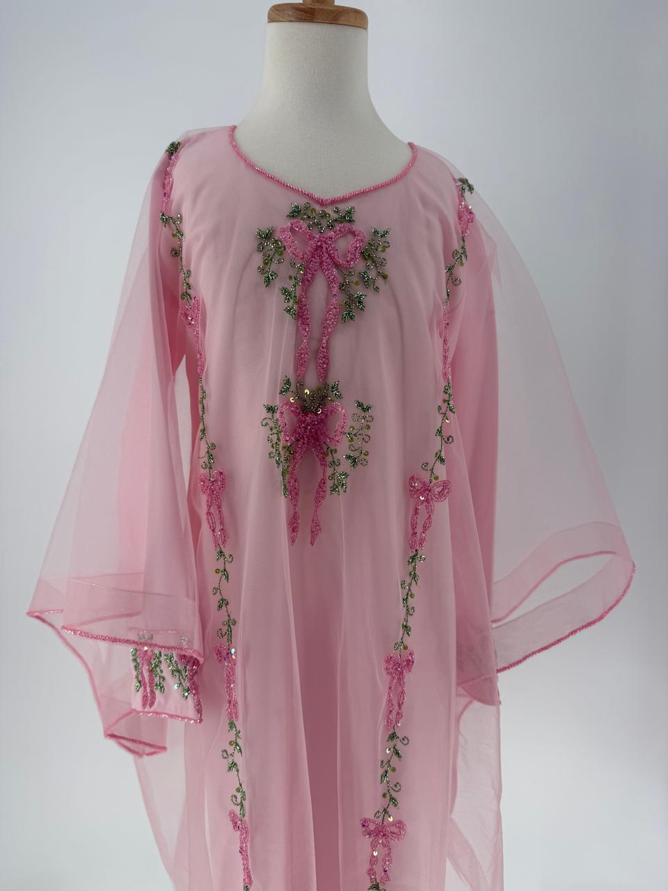 Pink Bow Thoub